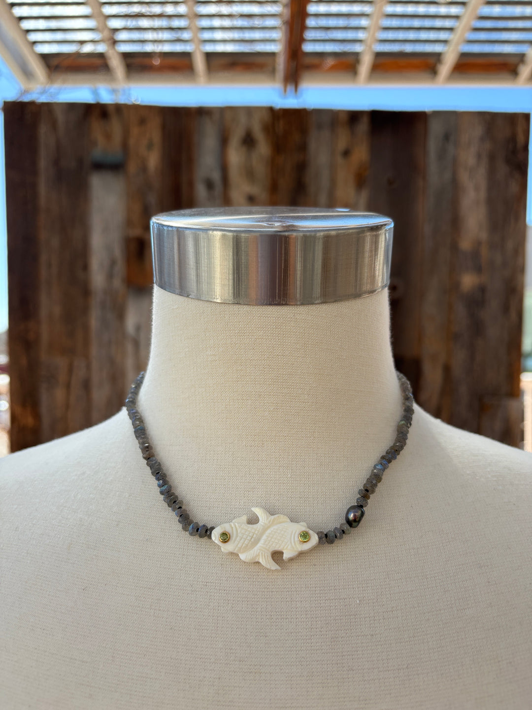 Chan Luu Double Fish Necklace Lab NG-15629