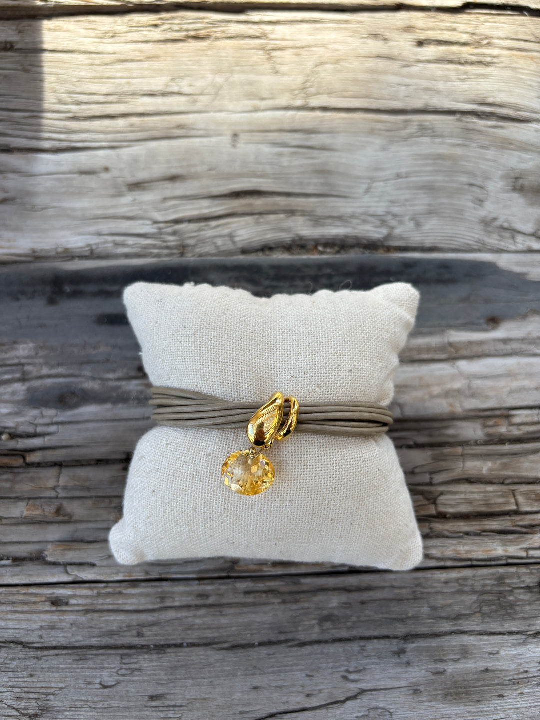 Chan Luu Serpentine Bracelet Citrine BG-6423
