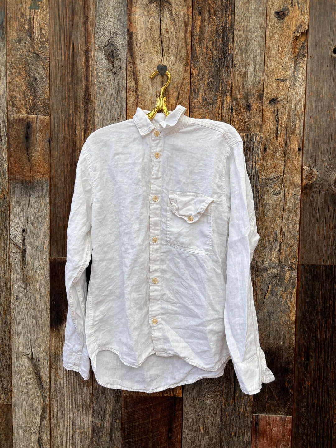 Llea Blue Llewyn Shirt Jacket White