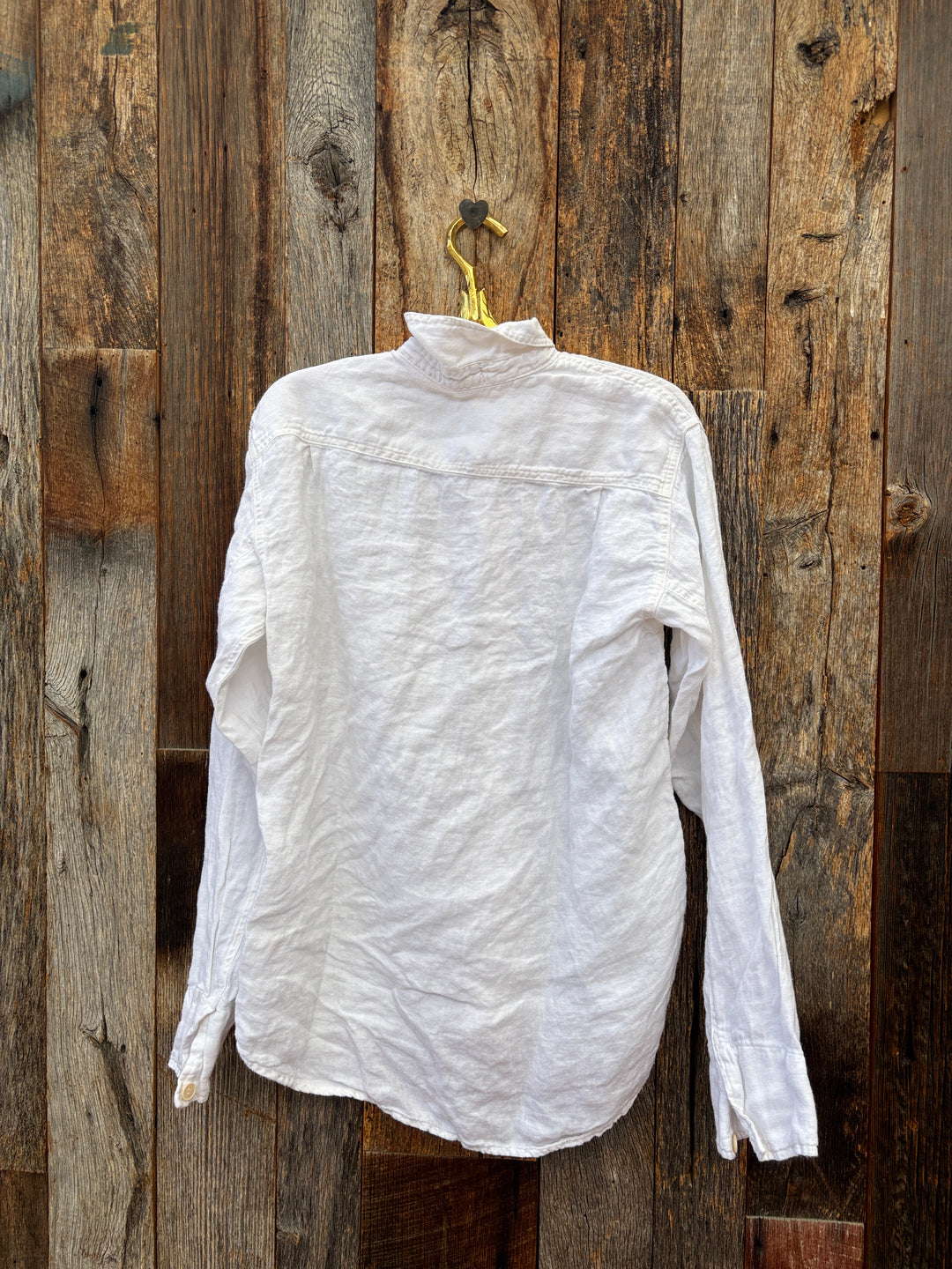 Llea Blue Llewyn Shirt Jacket White