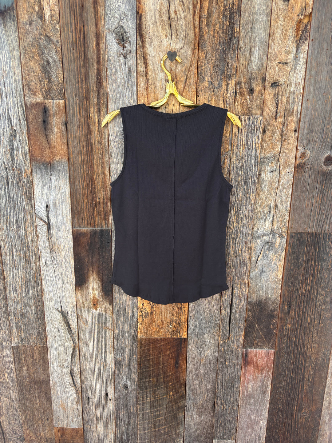Dylan Rowan Rib Henley Washed Black