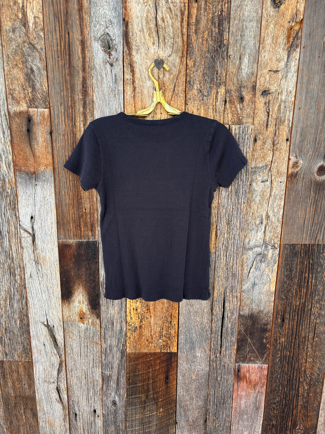 Dylan Rowan Rib Tee Washed Black