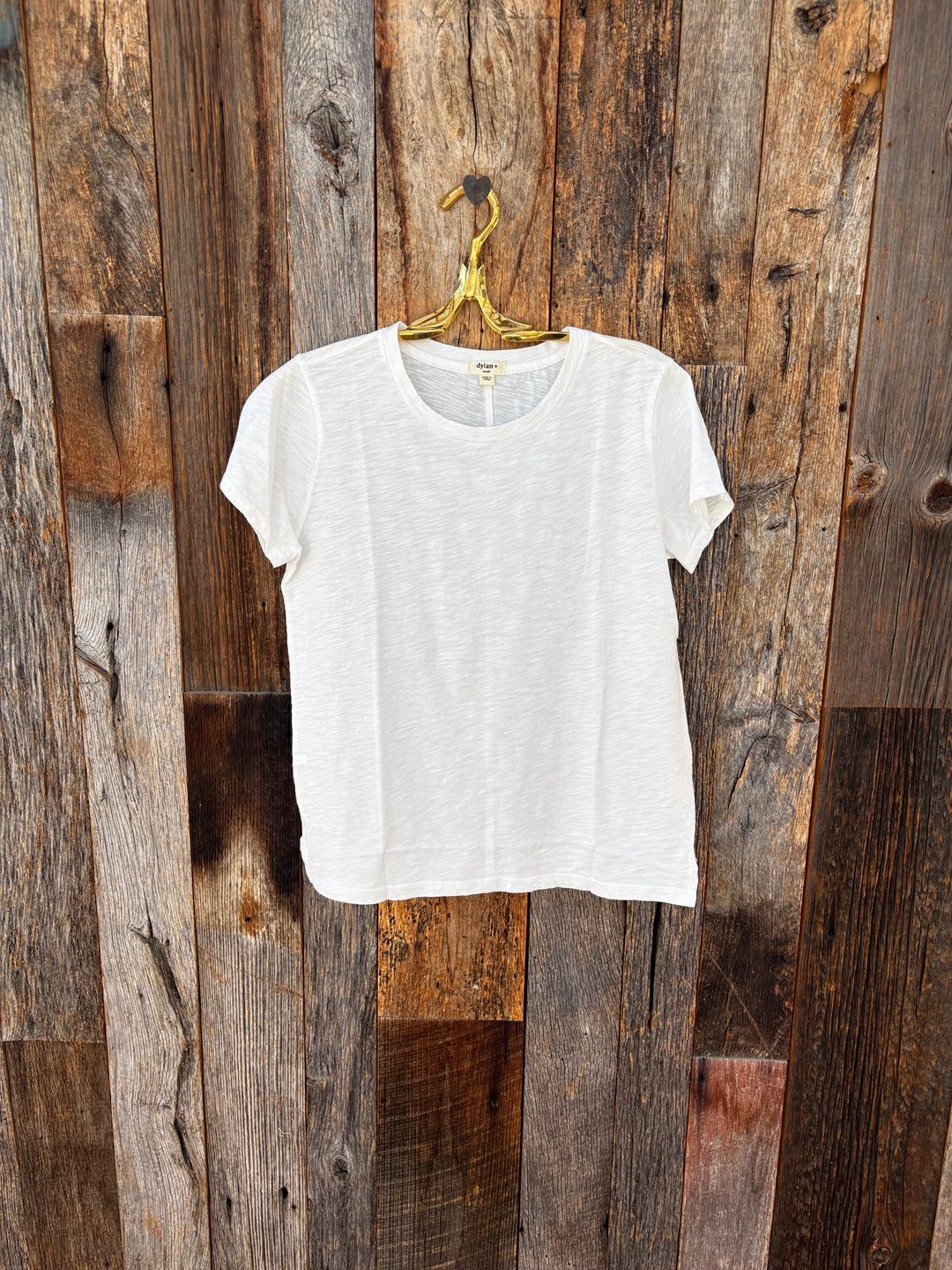Dylan S/S Modern Crew Tee White