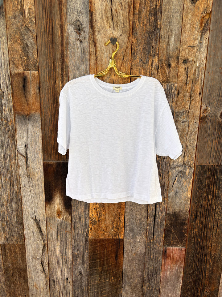Dylan Loose Crew Tee White