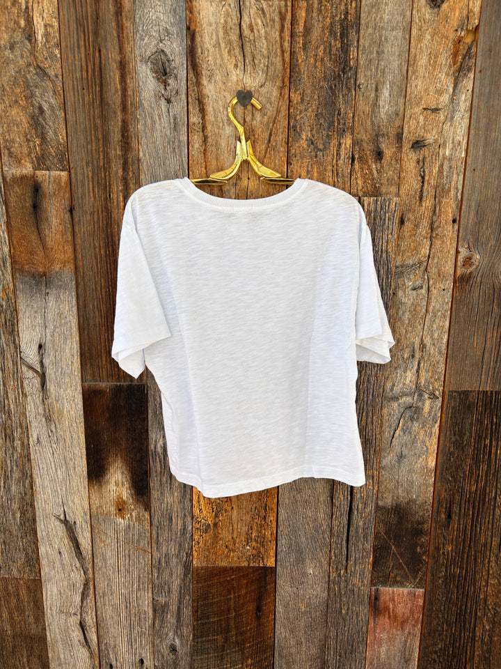 Dylan Loose Crew Tee White