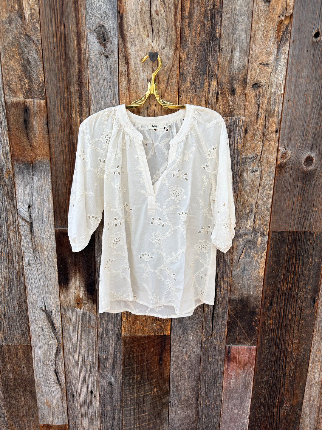 Dylan Talia Jolie Blouse Natural