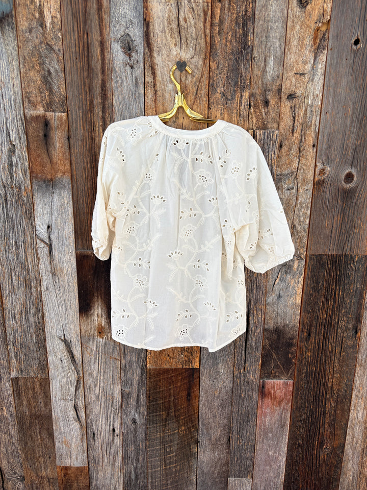 Dylan Talia Jolie Blouse Natural