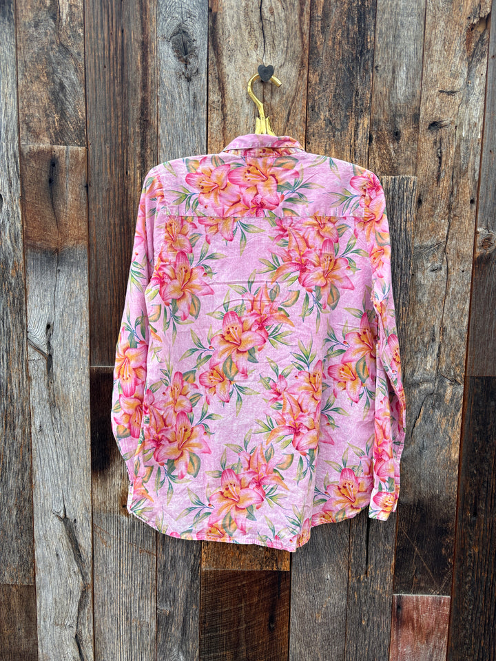 The Nu Vintage Pink Bloom Top