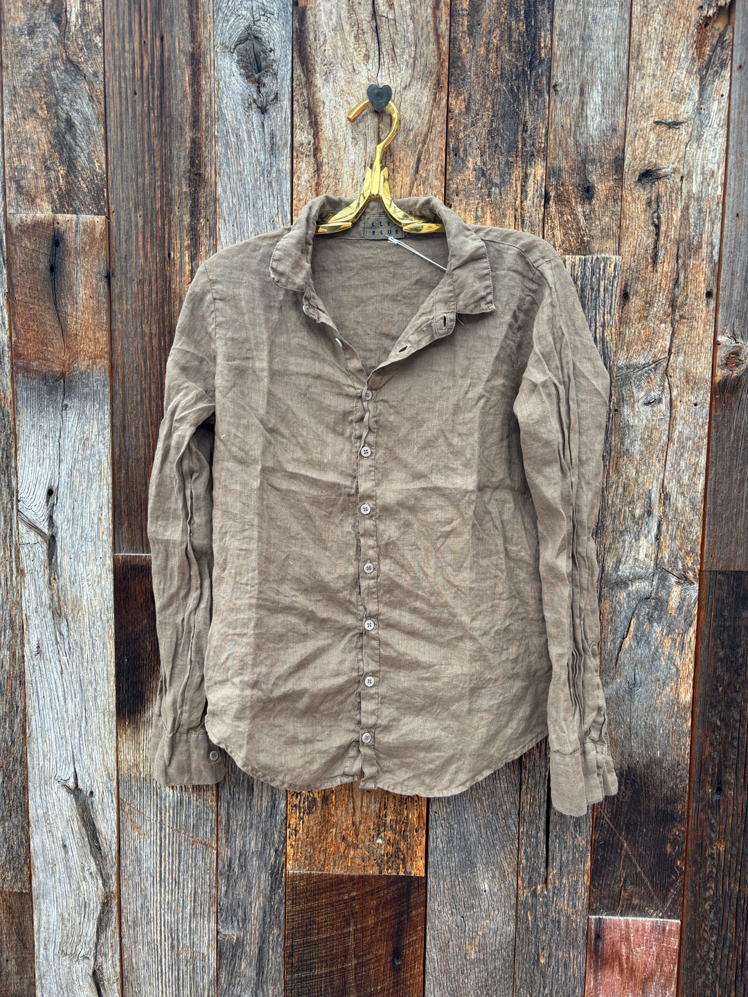 Llea Blue Dorie (Romy) Basic Shirt Bark