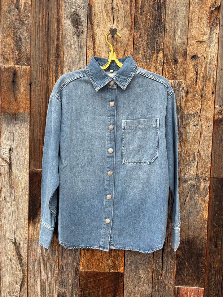 DL1961 Addison Overshirt Riverbank