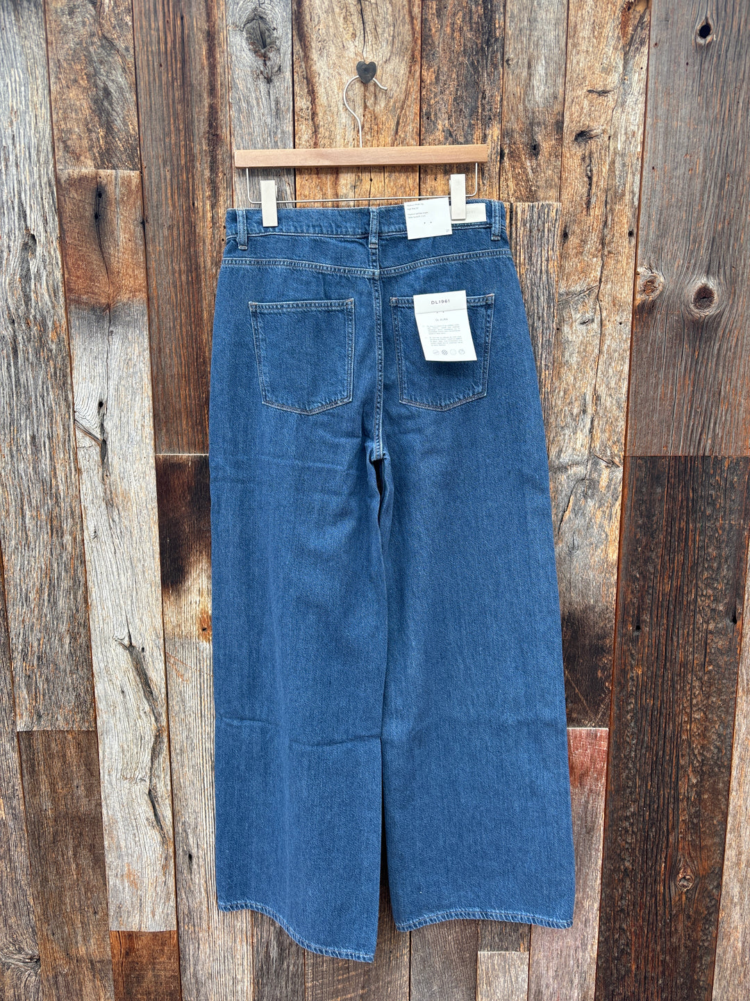 DL1961 Hepburn Wide Leg High Rise 32' North Beach