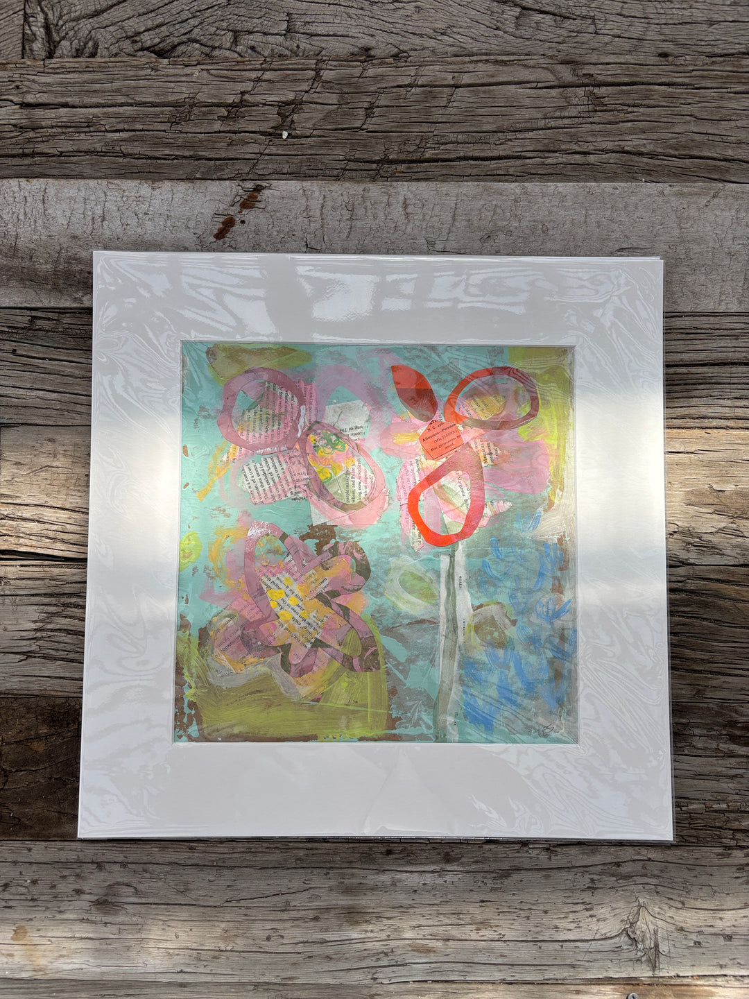 Kristin Smith Art Large Matted Floral