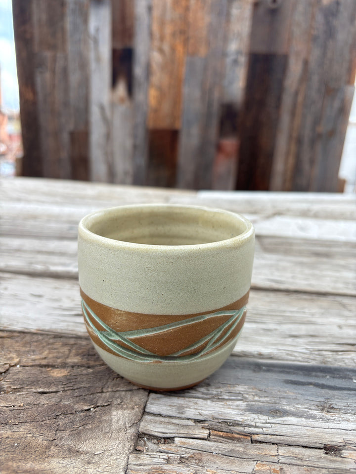 Knight Pottery Cup 3 - raw/white