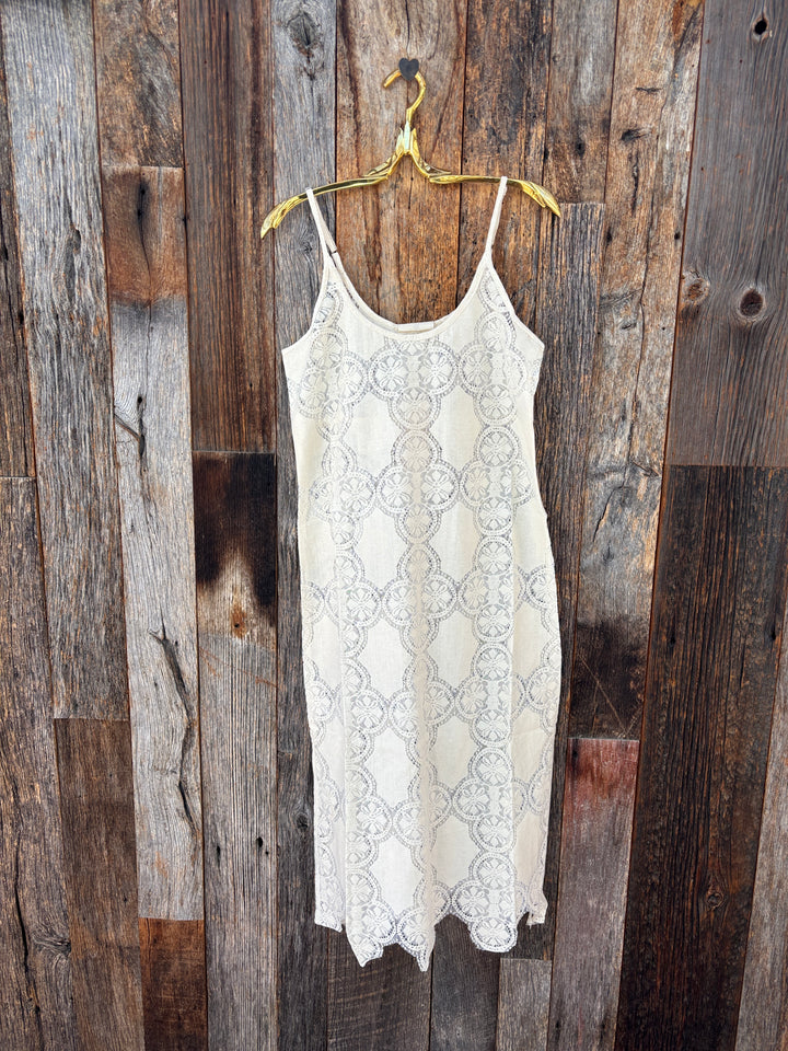 Meena Mahal Lace Slip Cotton