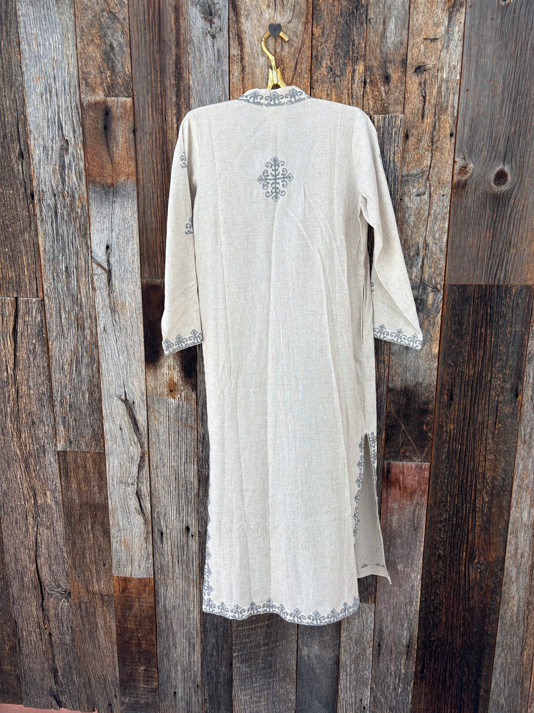 Meena Mahal Sherwani Duster Gray