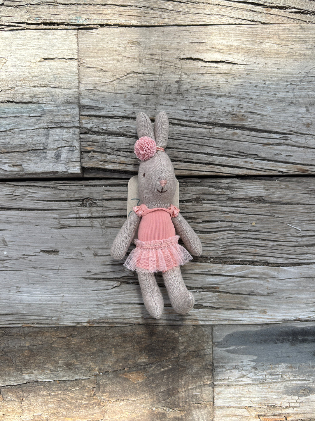 Maileg Micro Bunny Ballet Suit and Skirt Rose