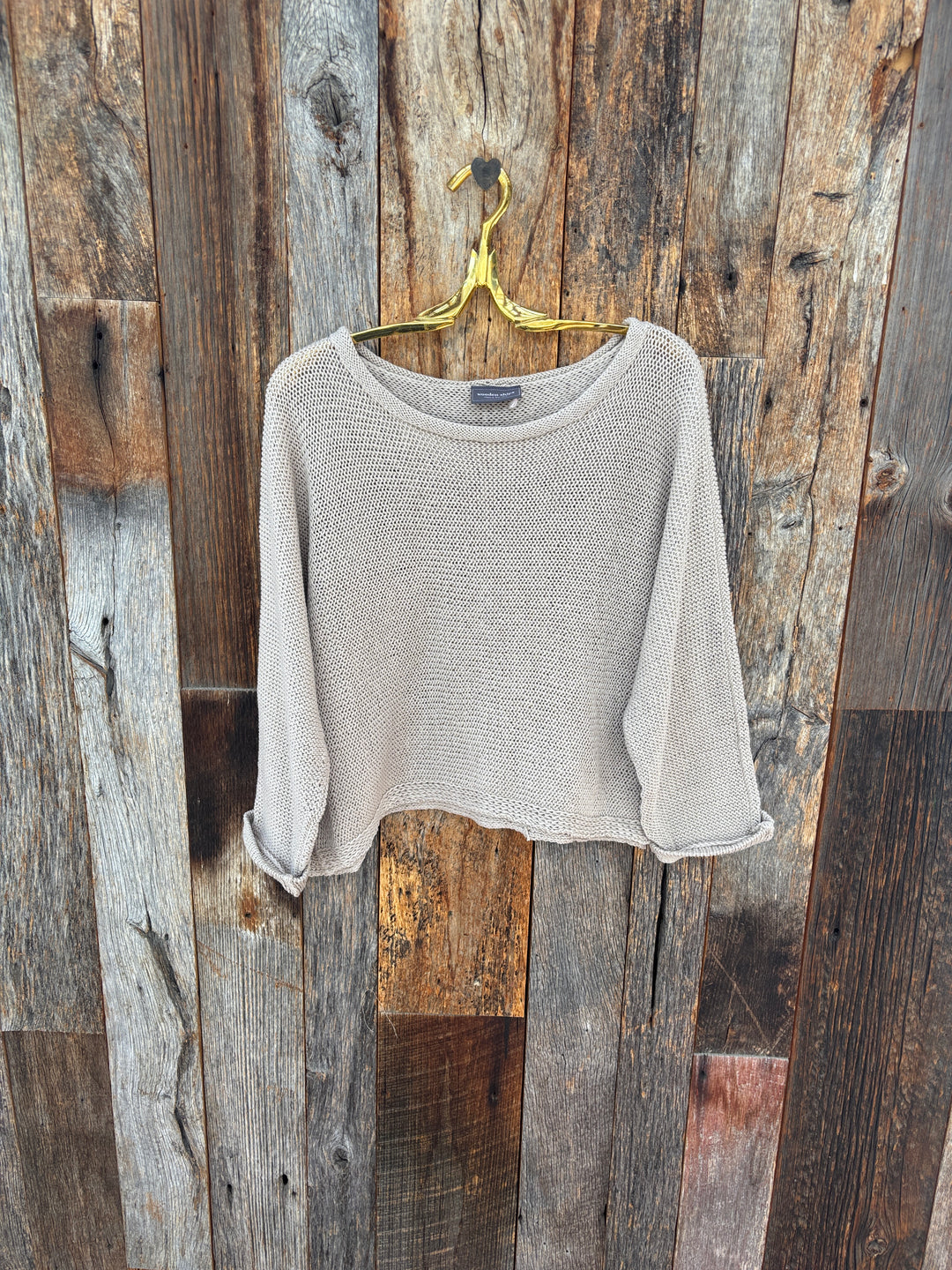 Wooden Ships Claudia Top- Khaki