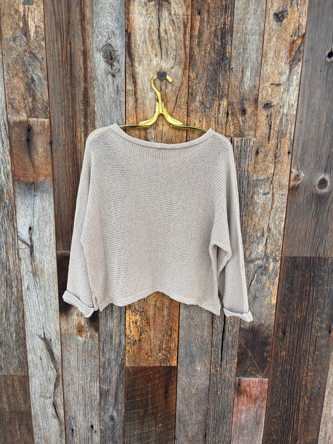 Wooden Ships Claudia Top- Khaki