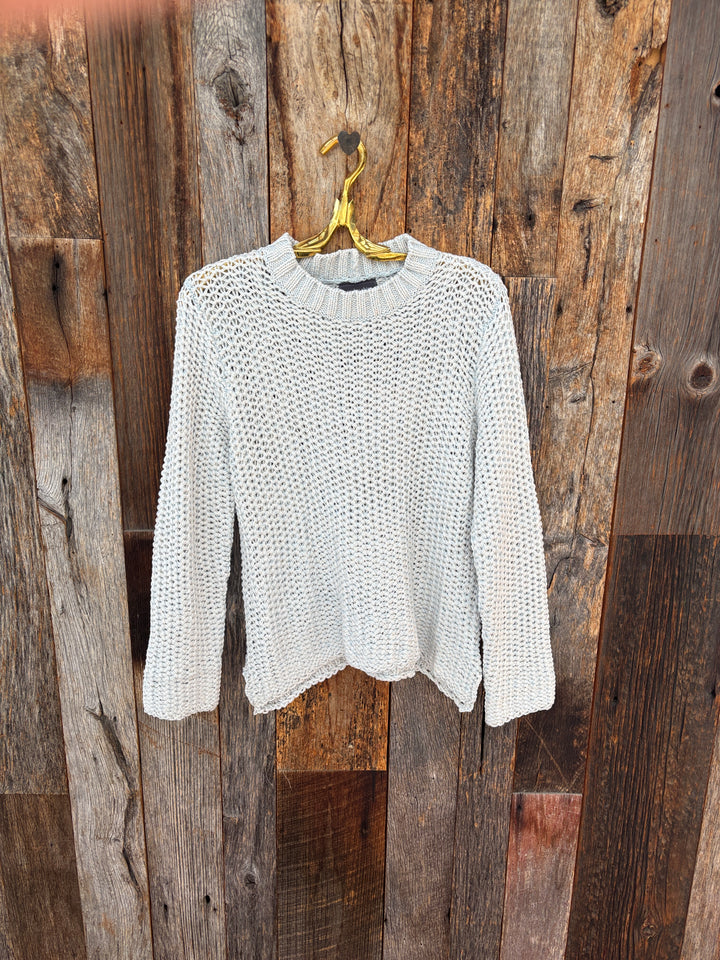 Wooden Ships Maura Marled Chunky Top - Ventana Blue