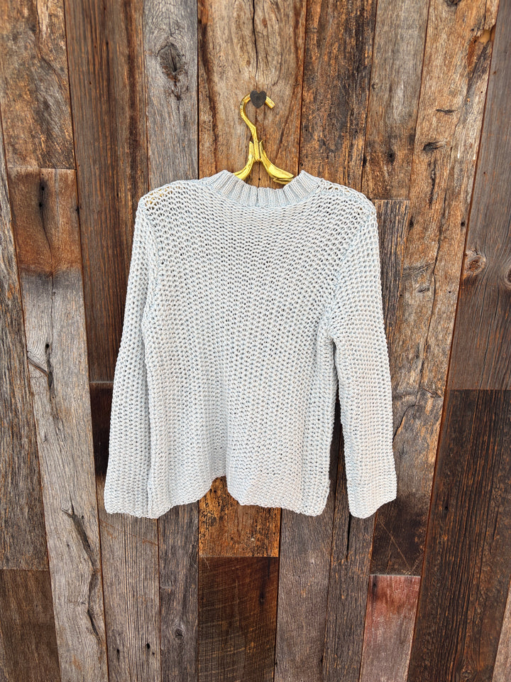 Wooden Ships Maura Marled Chunky Top - Ventana Blue