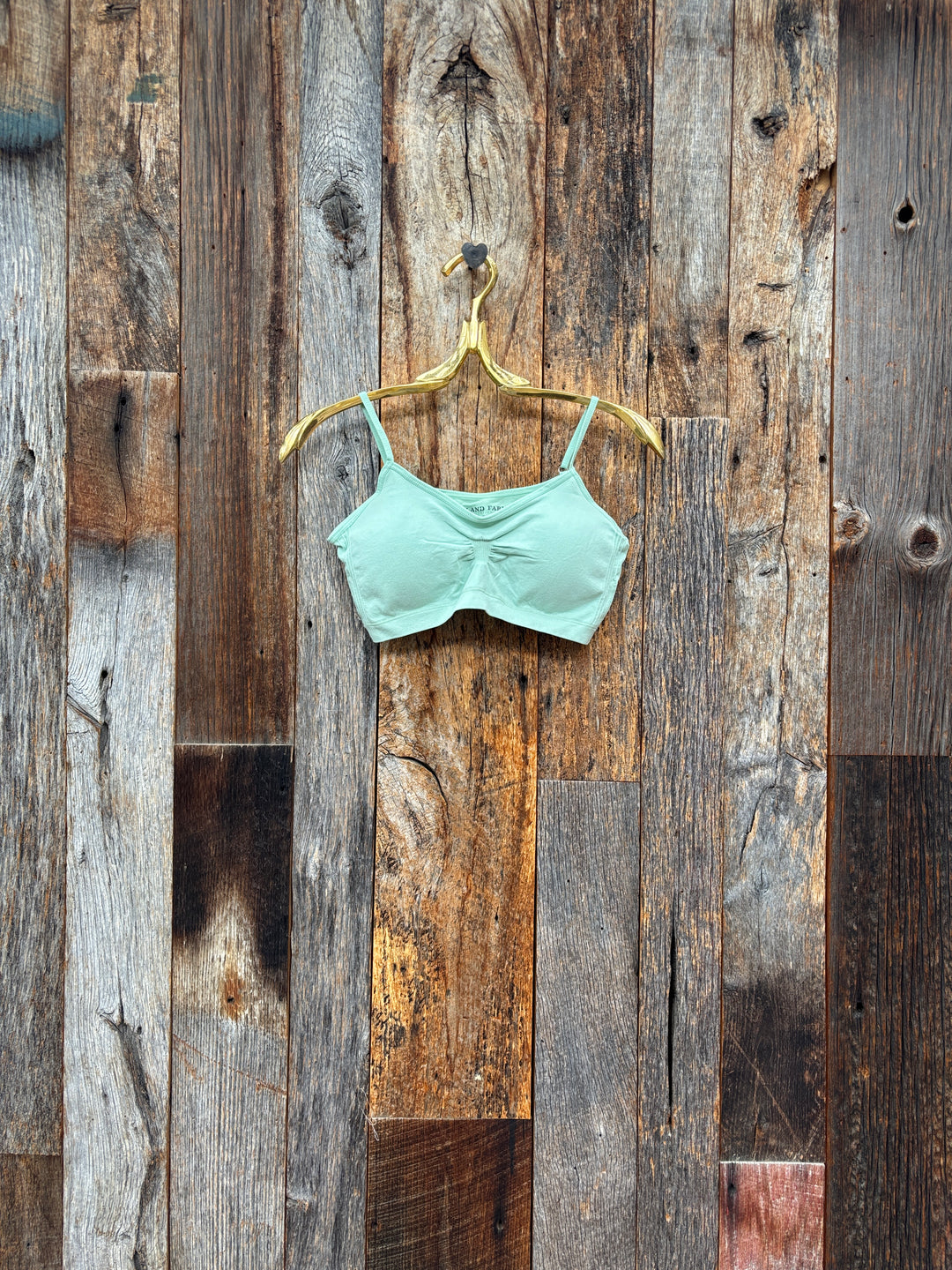 Island Farm Scoopneck Padded Bra Light Jade
