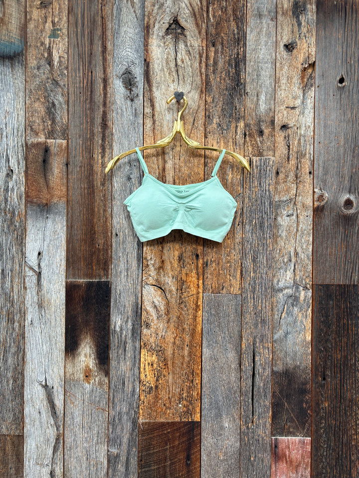Island Farm Scoopneck Padded Bra Light Jade
