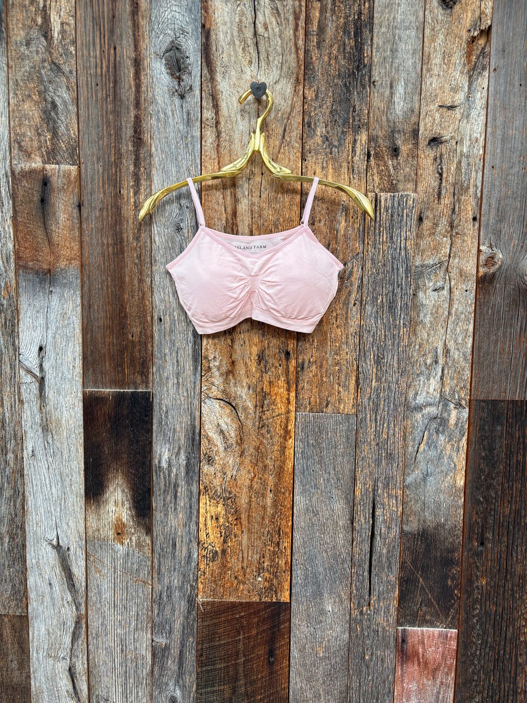 Island Farm Scoopneck Padded Bra Blush