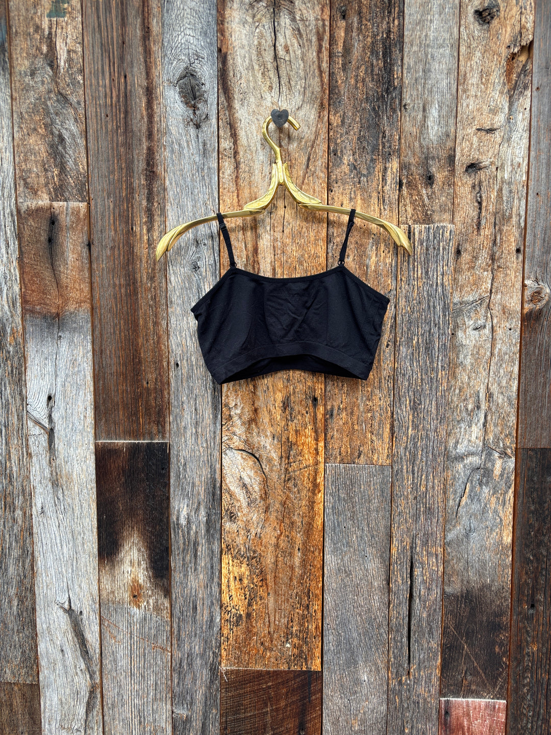 Island Farm Scoopneck Padded Bra Black