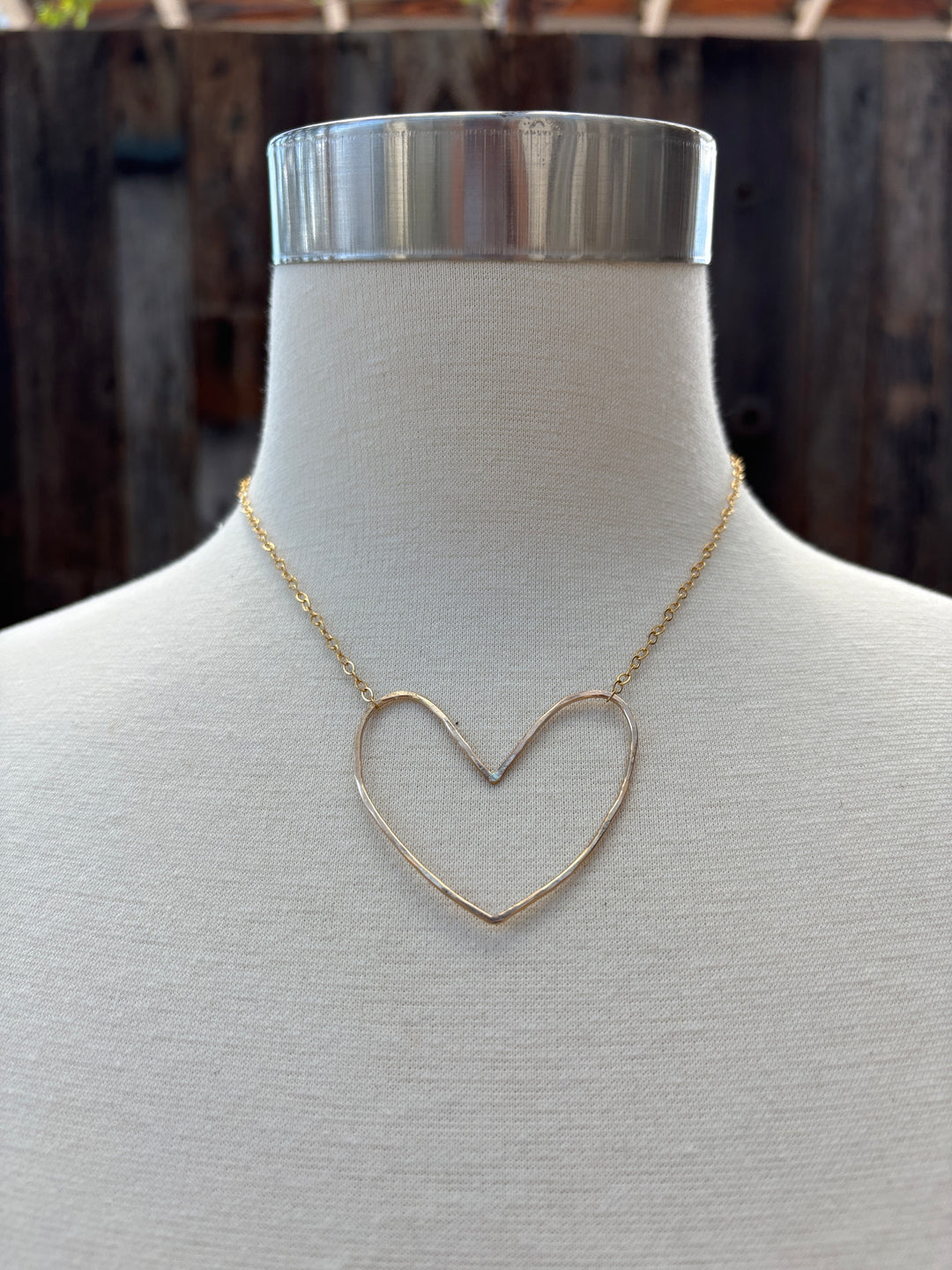 Elizabeth Nicole XL GF Heart GF Chain 19"