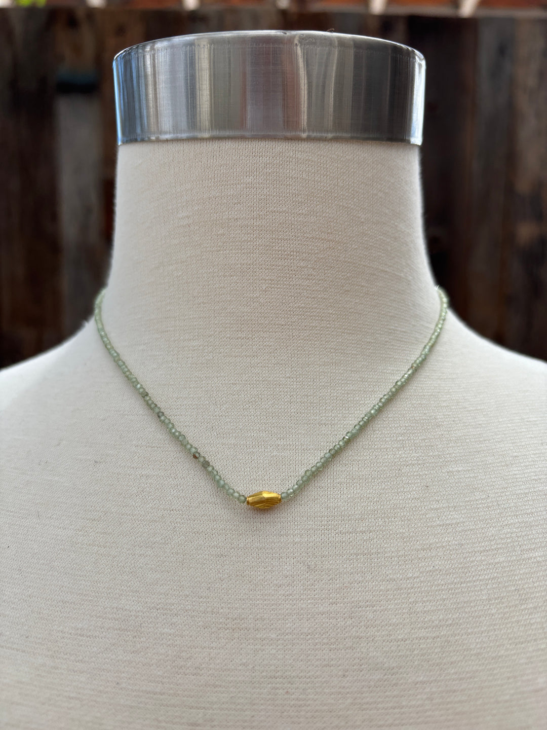 Margaret Solow Green Apatite/18k DV-GA/18AD