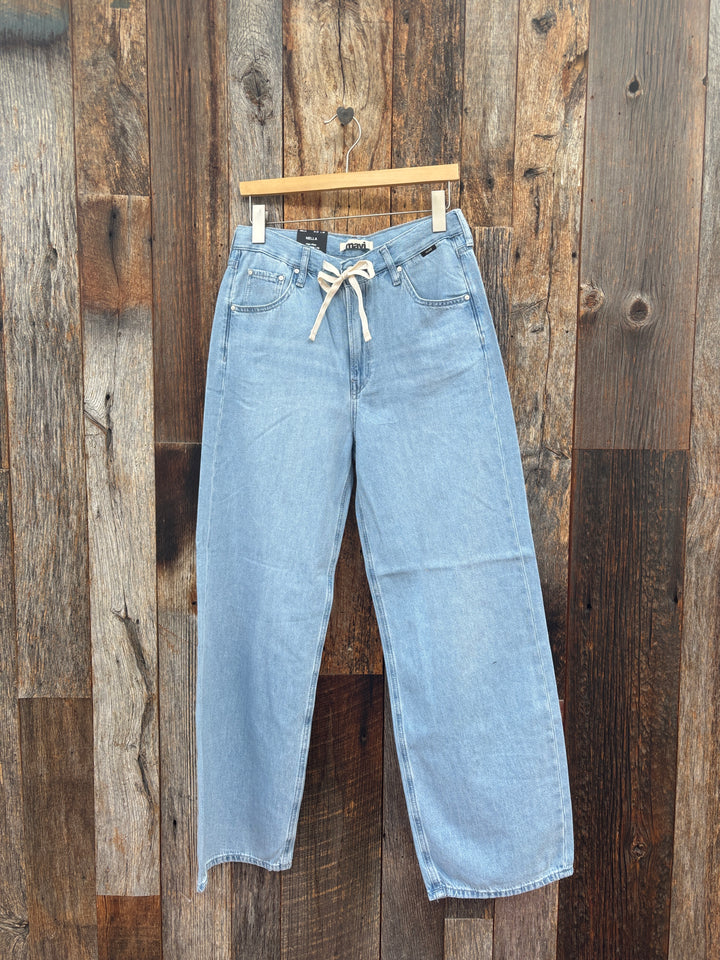 Mavi Nella High Rise Wide Leg Jeans Well Blue