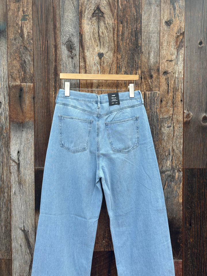 Mavi Nella High Rise Wide Leg Jeans Well Blue