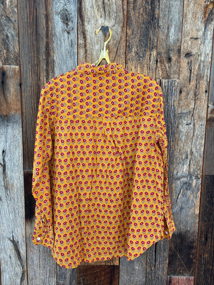 ...And For Good Madison Floral Shirt Fawn
