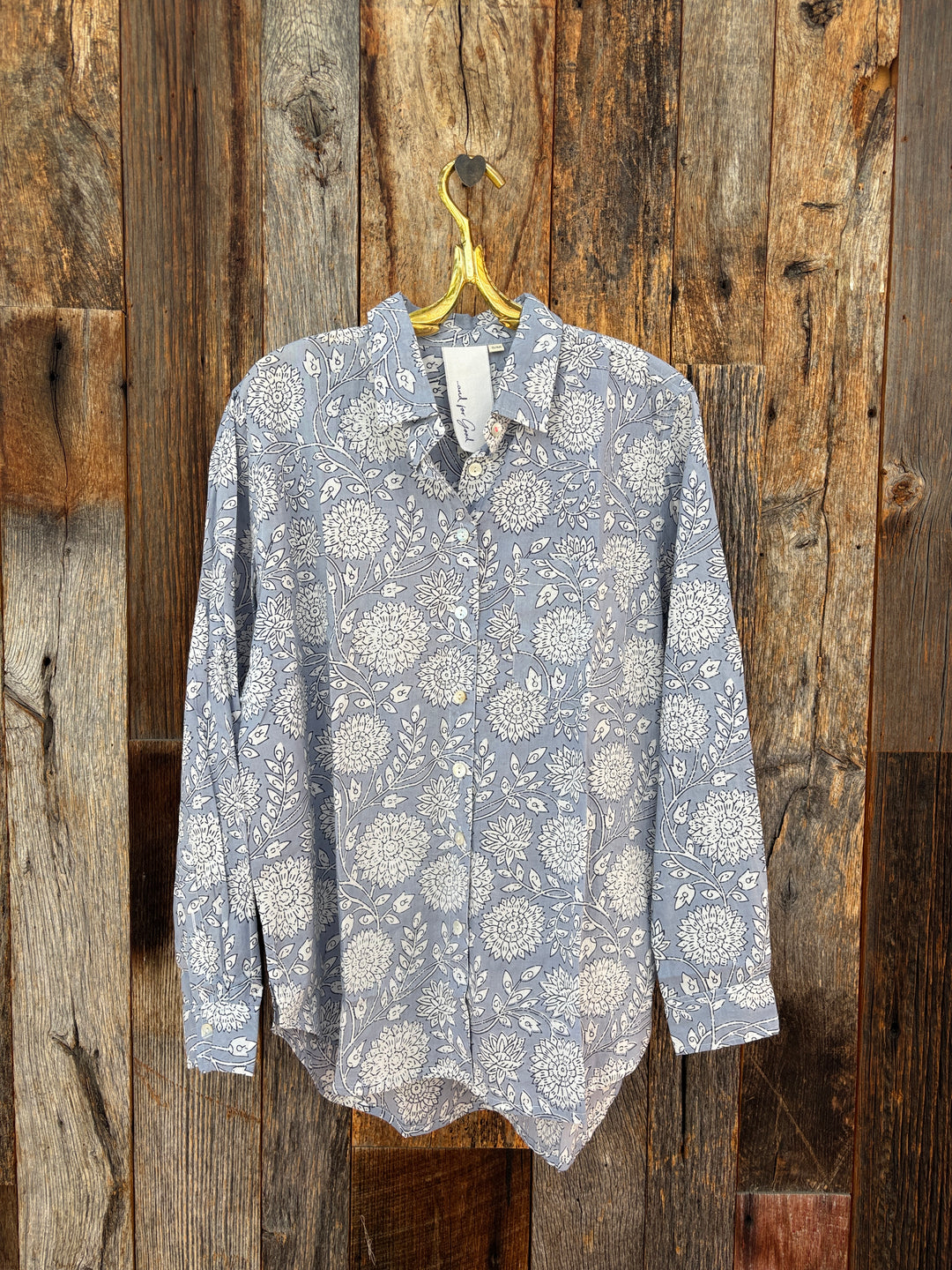 ...And For Good Hydrangea Beauty Shirt Cornflower Blue