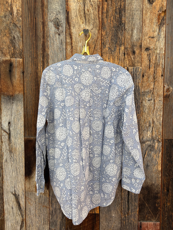 ...And For Good Hydrangea Beauty Shirt Cornflower Blue