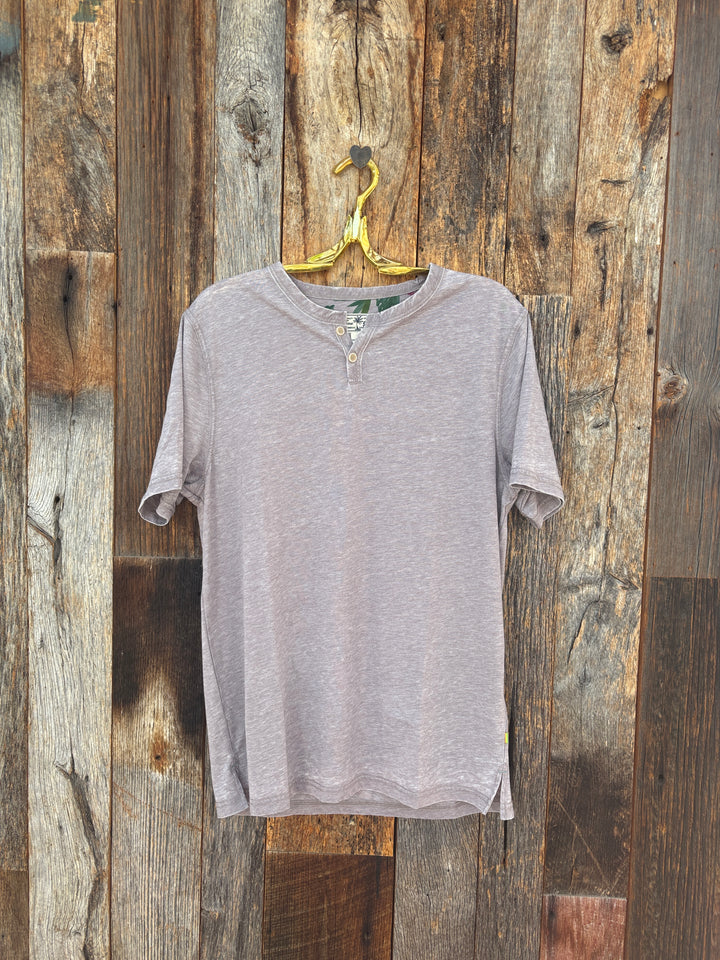 True Grit S/S Slit Tee - Coal