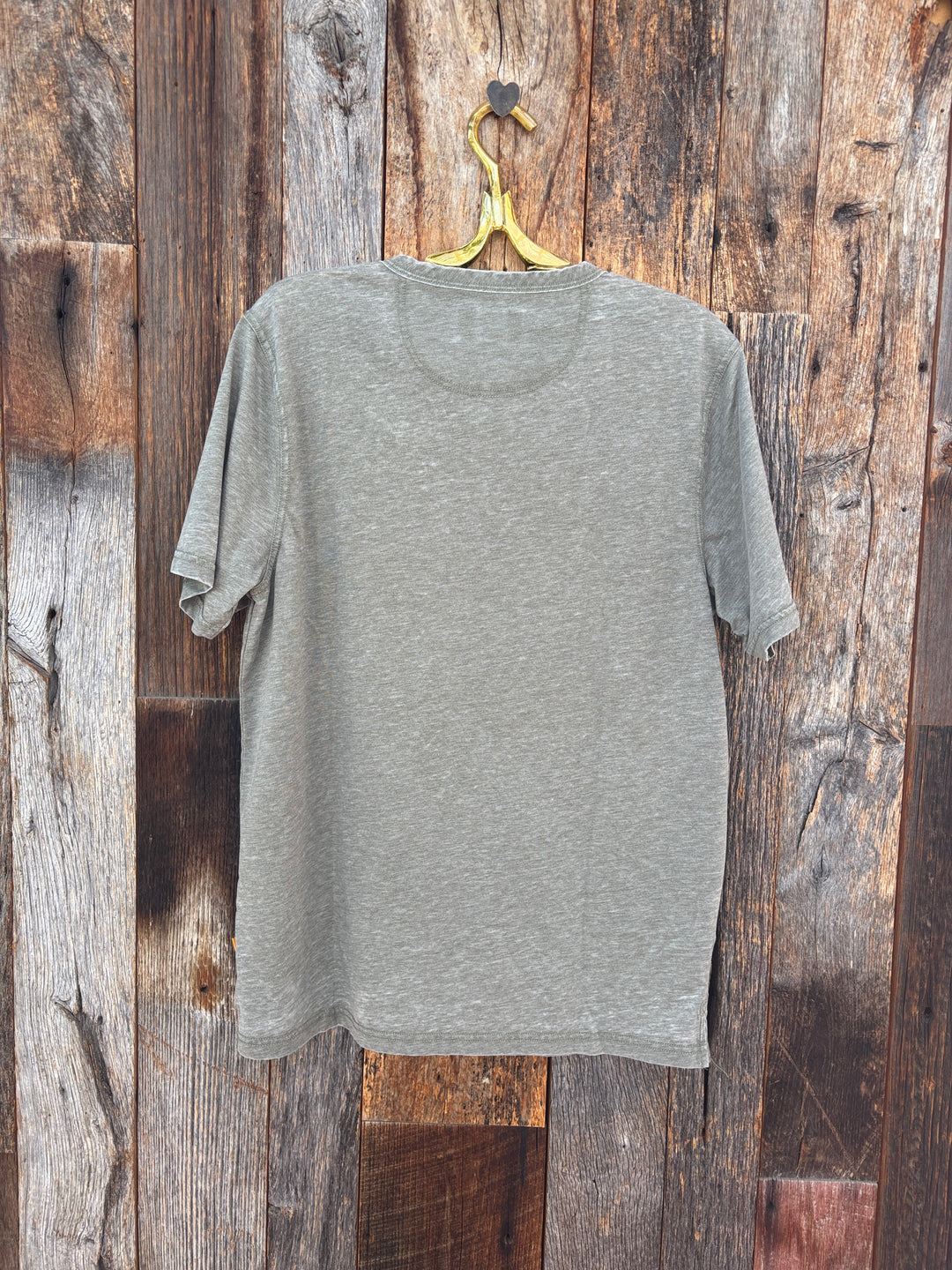 True Grit S/S Slit Tee - Bahama Green