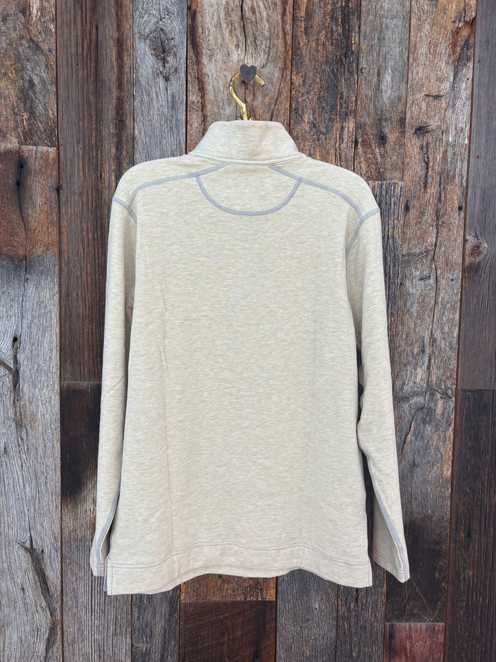 True Grit Daybreak 1/4 Zip Pullover- Soft Sun