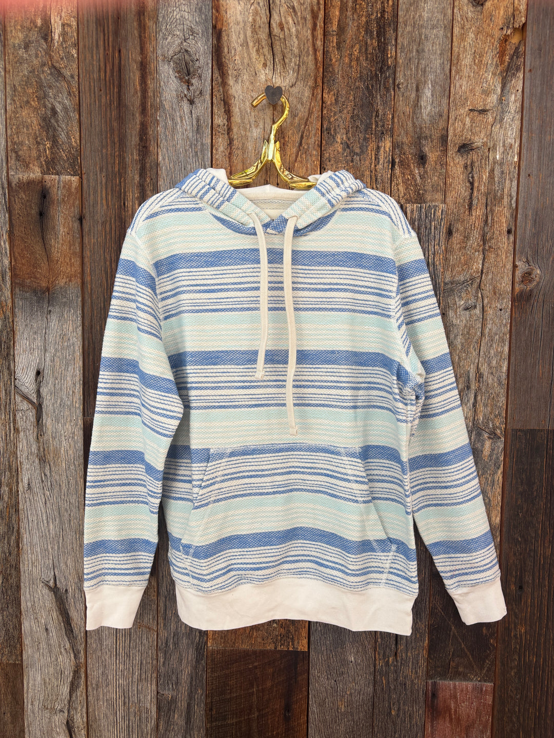 True Grit Hoodie Pullover- Blue
