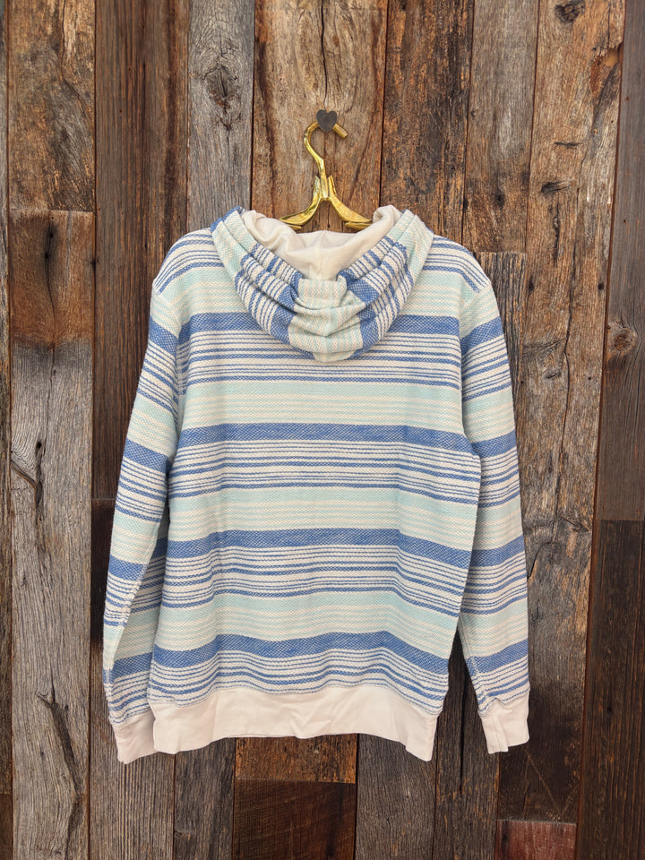True Grit Hoodie Pullover- Blue