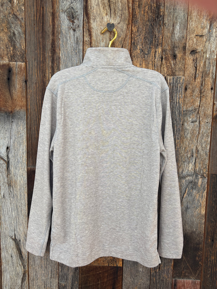 True Grit Daybreak 1/4 Zip Pullover- Soft Brown