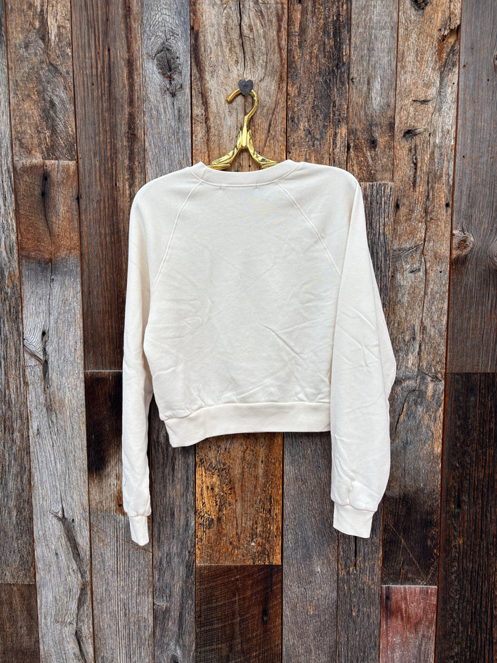Project Social T Horseshoes Sweatshirt Ivory