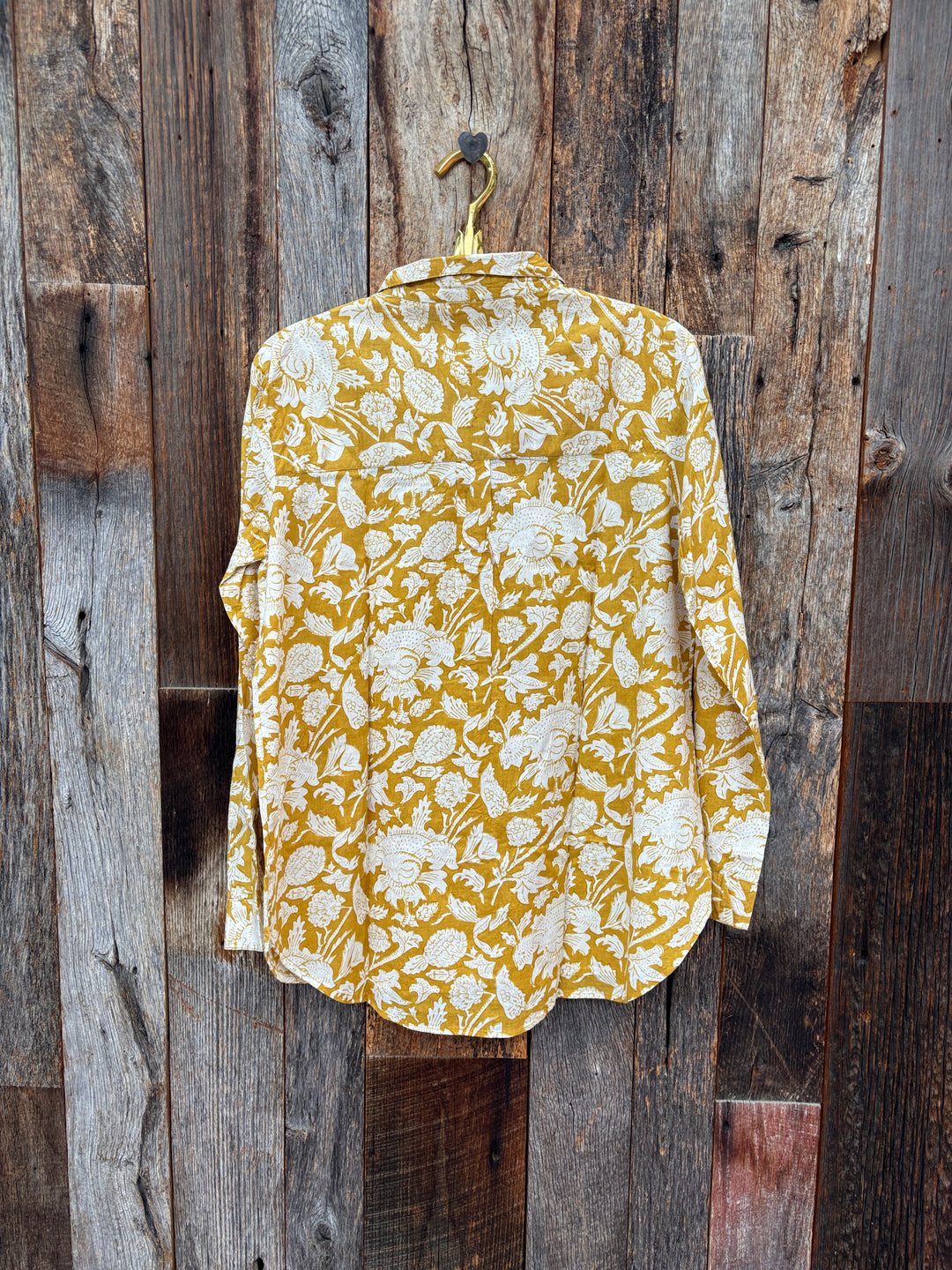 ...And For Good Emory Floral Shirt Fawn
