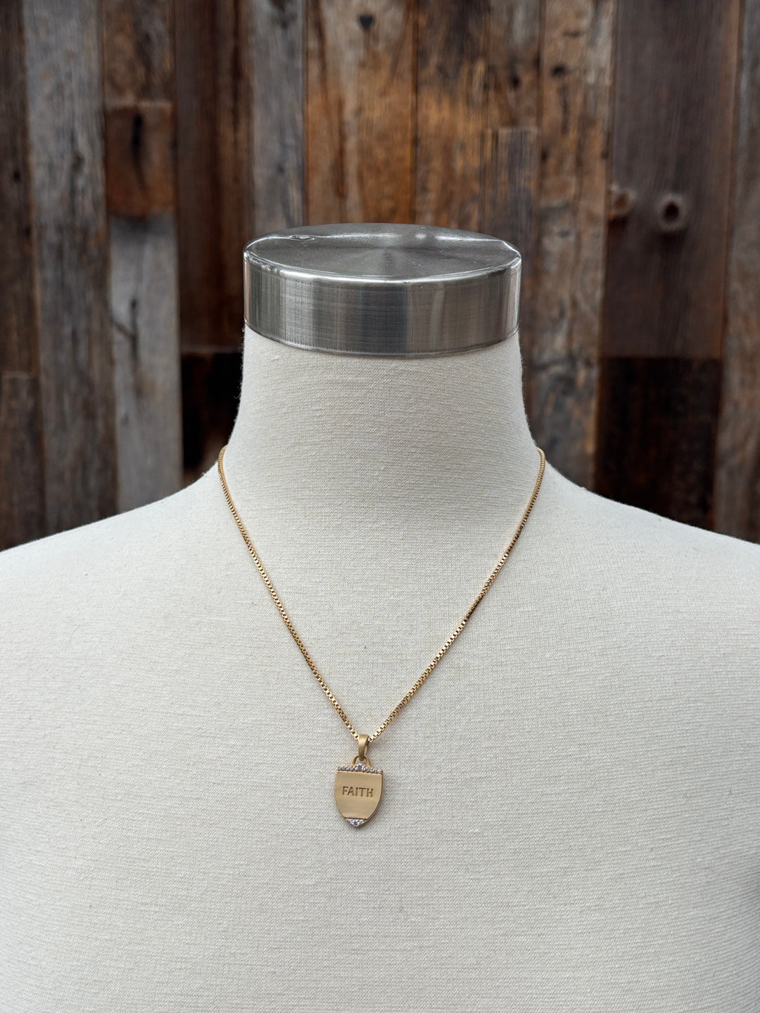 Joy Dravecky Shield of Faith Necklace