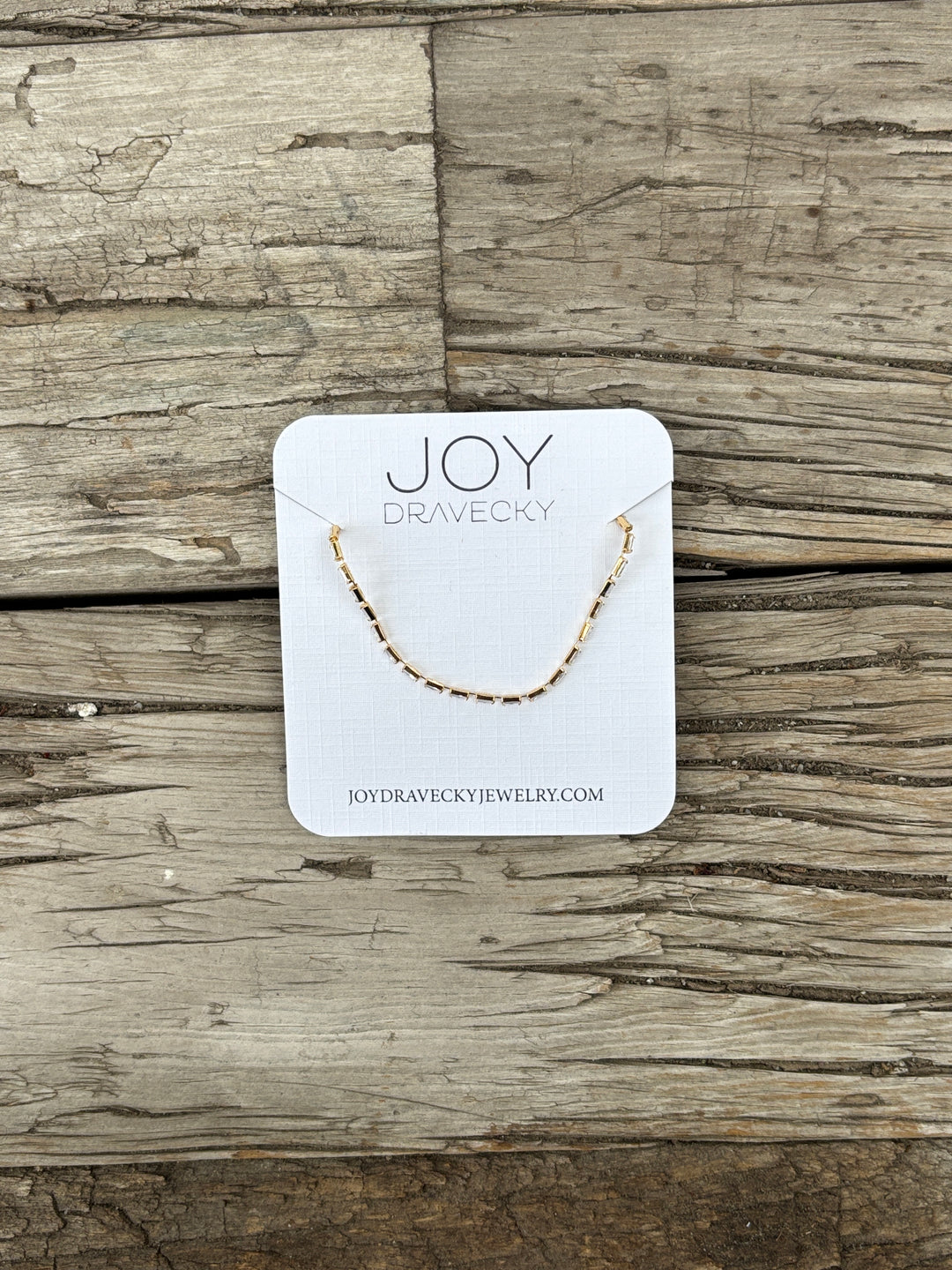Joy Dravecky Baby Baguette Bracelet Gold