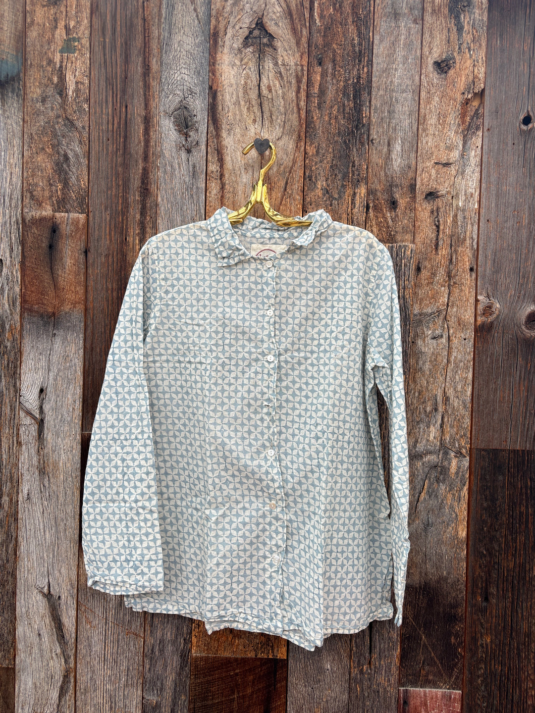 Auntie Oti Button Shirt Diamond