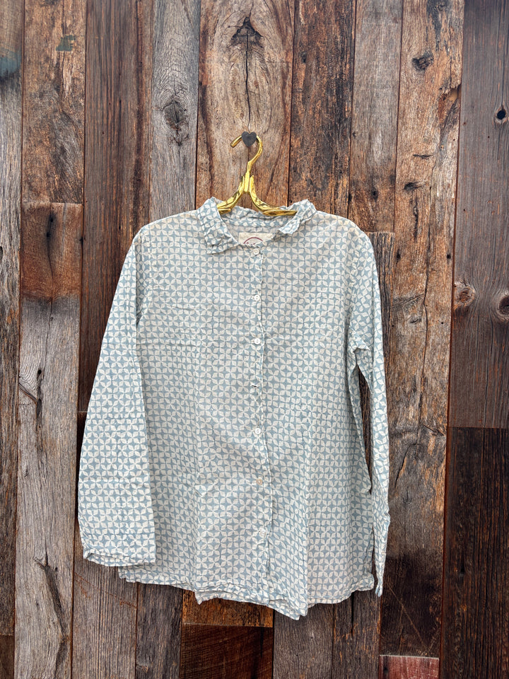 Auntie Oti Button Shirt Diamond