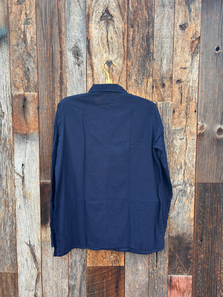 Auntie Oti Button Shirt Indigo