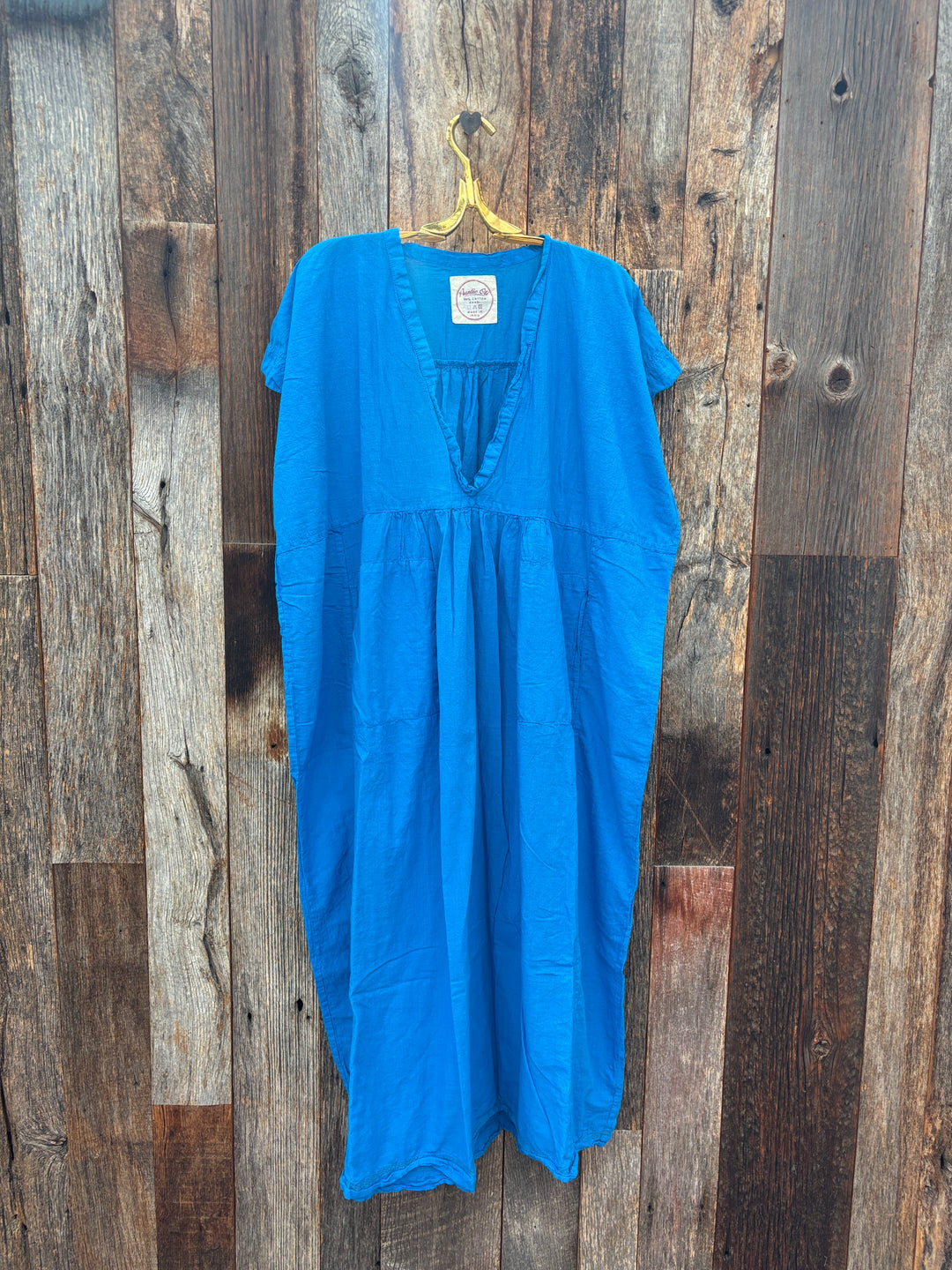 Auntie Oti Long V Dress Pool