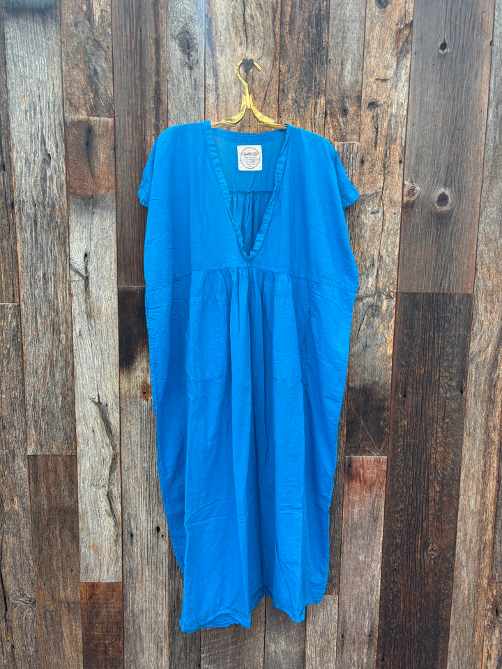 Auntie Oti Long V Dress Pool